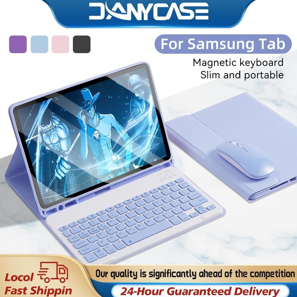 Miliki DANYCASE Samsung case set Tablet Cover with Keyboard Mouse for Samsung Galaxy Tab A9 Plus cas