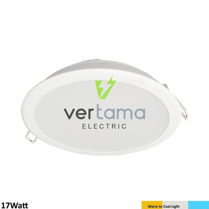 Philips Lampu  Downlight Led Meson Scene Switch Tri Collor 9W 13W 17W Lampu Downlight 3 Warna New St