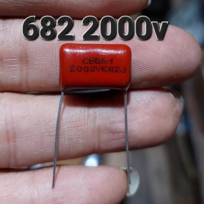 KAPASITOR TV 682 1600 682 1600V 1.6KV BUKAN 2000V 2KV