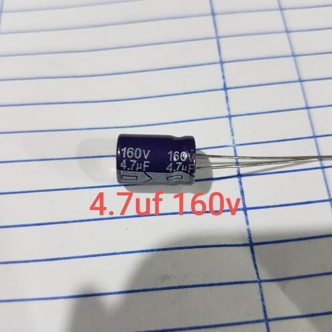 4.7UF 160VOLT 4.7 UF 160V 160 VOLT