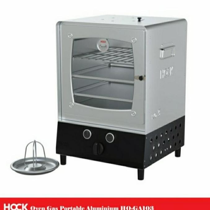 PROMO HOCK OVEN GAS PORTABLE / OVEN HOCK HO-GA103 (ALUMUNIUM)