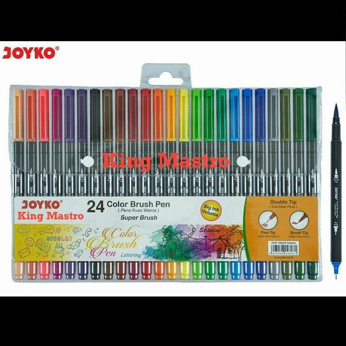 

TERLARIS! Joyko Color Brush Pen CLP-13A (24 colors)