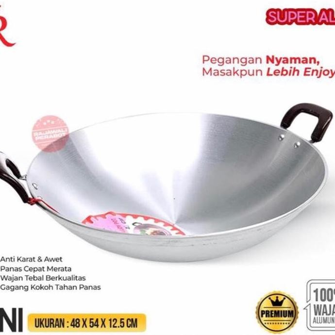 ALK Wajan Anti Lengket Taiwan Super ALK Originale Bahan Alumunium Tebal Kualitas Internasional Cocok
