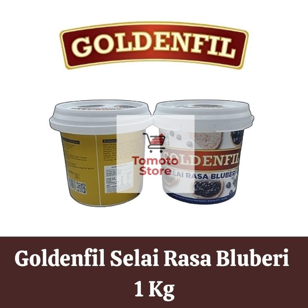 

TOMOTOSTORE GOLDENFIL Blueberry Jam / Selai Bluberi 1kg / 1 kilogram