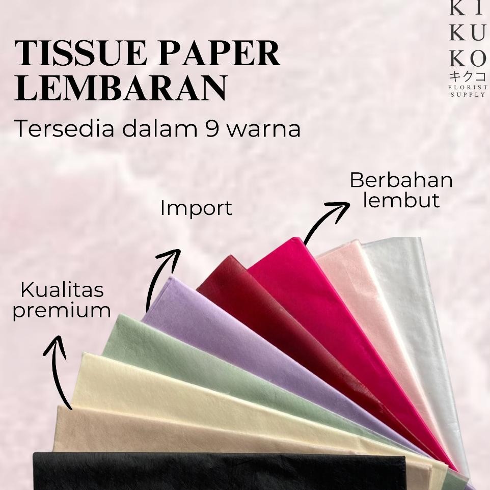 

Wrapping Korean Tissue R 20 Lembar 60X60 Cm