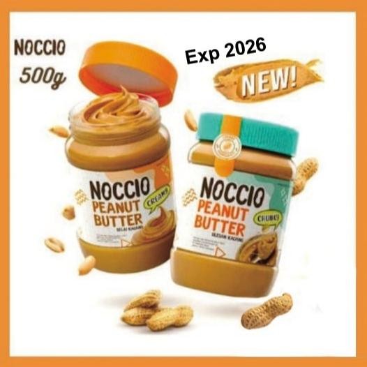 

NOCCIO Peanut Butter Besar 500gr Exp Terbaru September 2026 PROMO HALAL