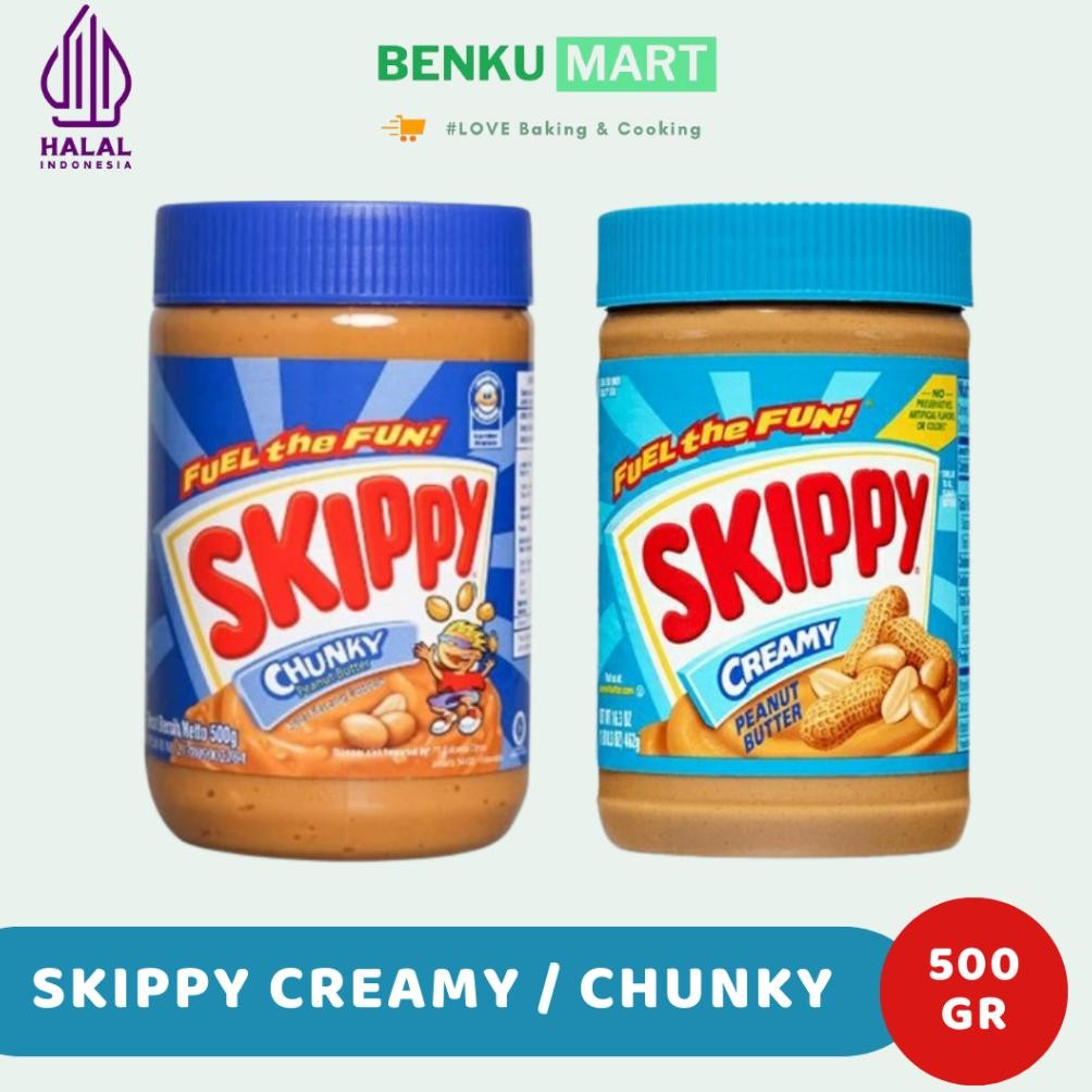 

Skippy Chunky / Creamy 500 Gram Peanut Butter HALAL MURAH