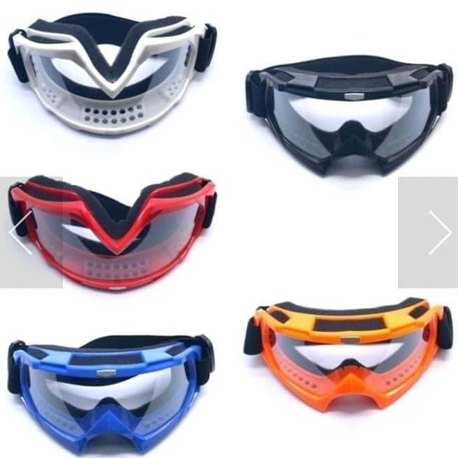 KACAMATA CROSS KACA MATA GOOGLE GOGGLE VISOR HELM BENING bikers sepeda