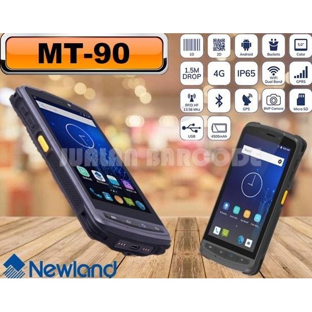 2D PDT BARCODE SCANNER NEWLAND MT90 | MT-90 MOBILE BARCODE READER ANDROID PDA ( 2DIMENSI ) ORIGINAL 