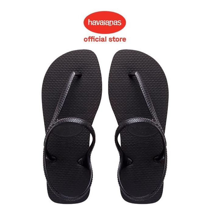 Havaianas Flash Urban 0090-Black - Sandal Wanita Karet