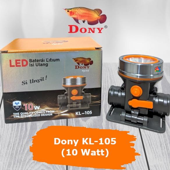 Senter Kepala Dony KL-105 Si Unyil (10W) / Dony Senter Kepala KL-105 / KL 105 / KL105 [Cahaya Putih/