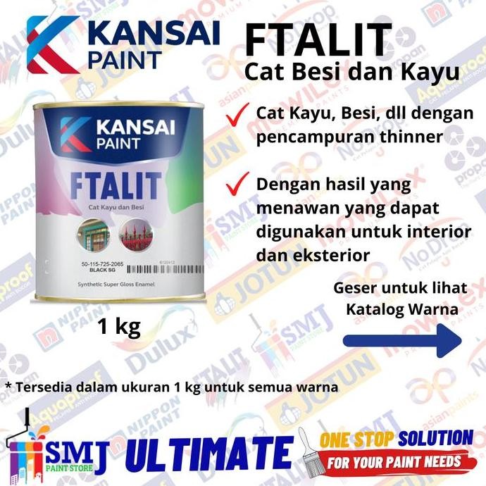 

Cuci Gudang Cat Minyak Ftalit Gloss Kemasan 1 Kg (Warna Tertentu Saja)