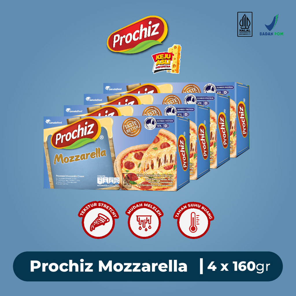 

Keju PROCHIZ Mozzarella 160 gr x 4