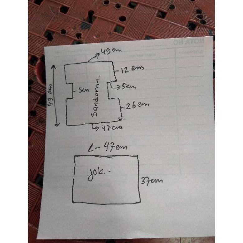 jok kursi roda avico 871 arjuna original MURAH