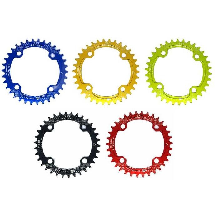 Chainring 32T 34T 36T 104Bcd Round Snail Narrow Wide Bcd 104 Sepeda