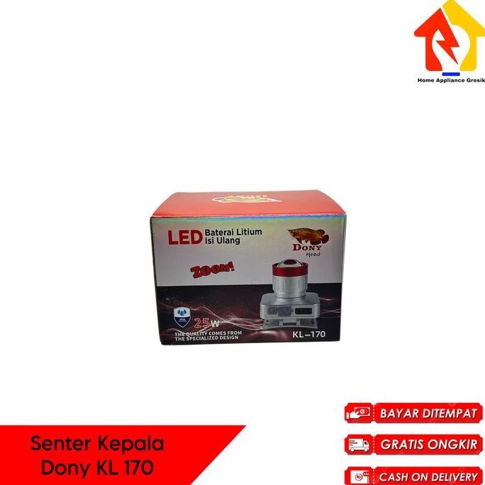 Senter Kepala Dony Kl 170 Zoom / Dony Senter Kepala Kl170 (25 Watt) New Stok