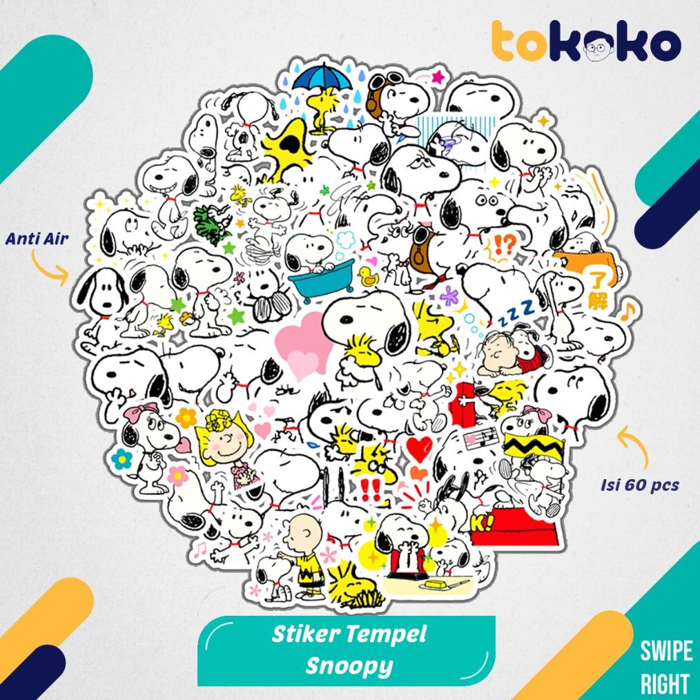

NOG Stiker Cutting Snoopy Kartun Film Paper Vinyl Dekorasi Laptop Koper Tumbler Kulkas DIY Viral Kekinian Terbaru 2025 QJ-05