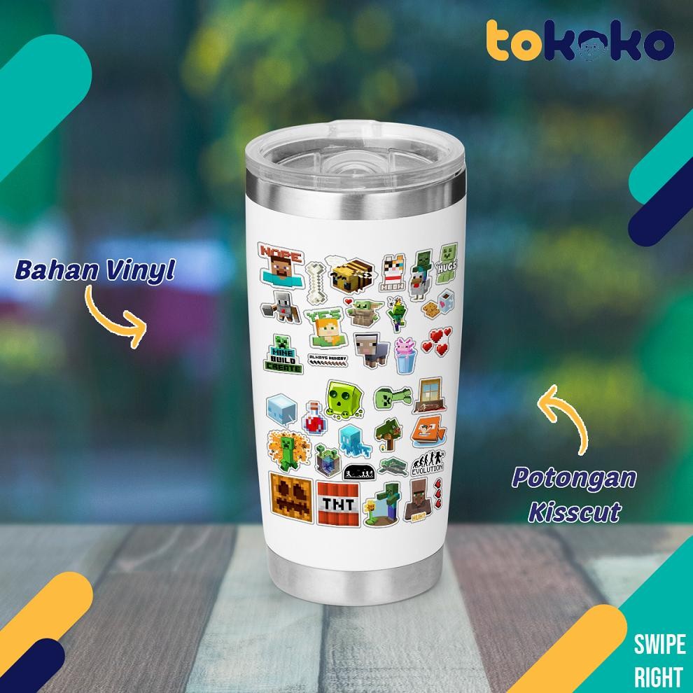 

NOG Stiker Cutting Minecraft Paper Vinyl Dekorasi Laptop Koper Tumbler Kulkas DIY Viral Kekinian Terbaru 2025 QK-67