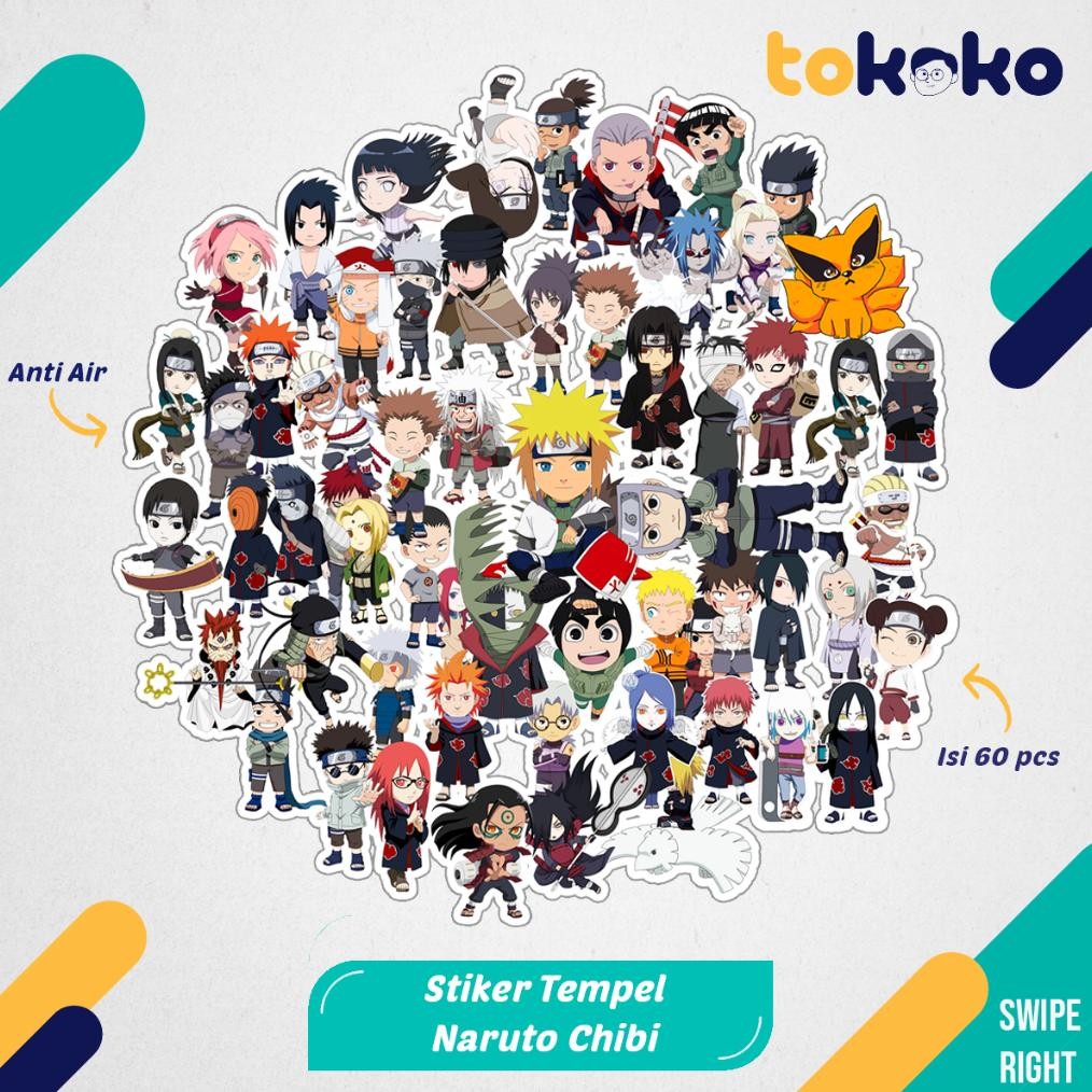 

NOG Stiker Cutting Naruto Chibi Anime Paper Vinyl Dekorasi Laptop Koper Tumbler Kulkas DIY Viral Kekinian Terbaru 2025 KV-71
