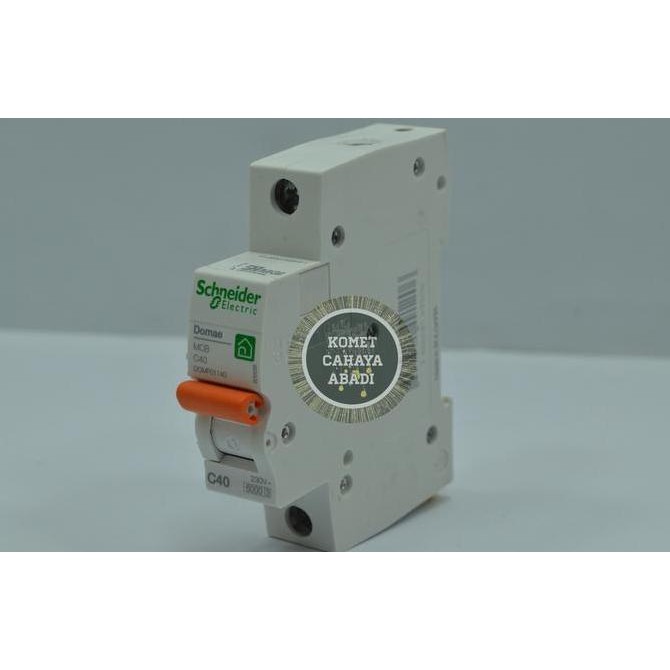 NEW MCB Stut 1Phase 40 Ampere Schneider / MCB 40A 1P New MG Domae