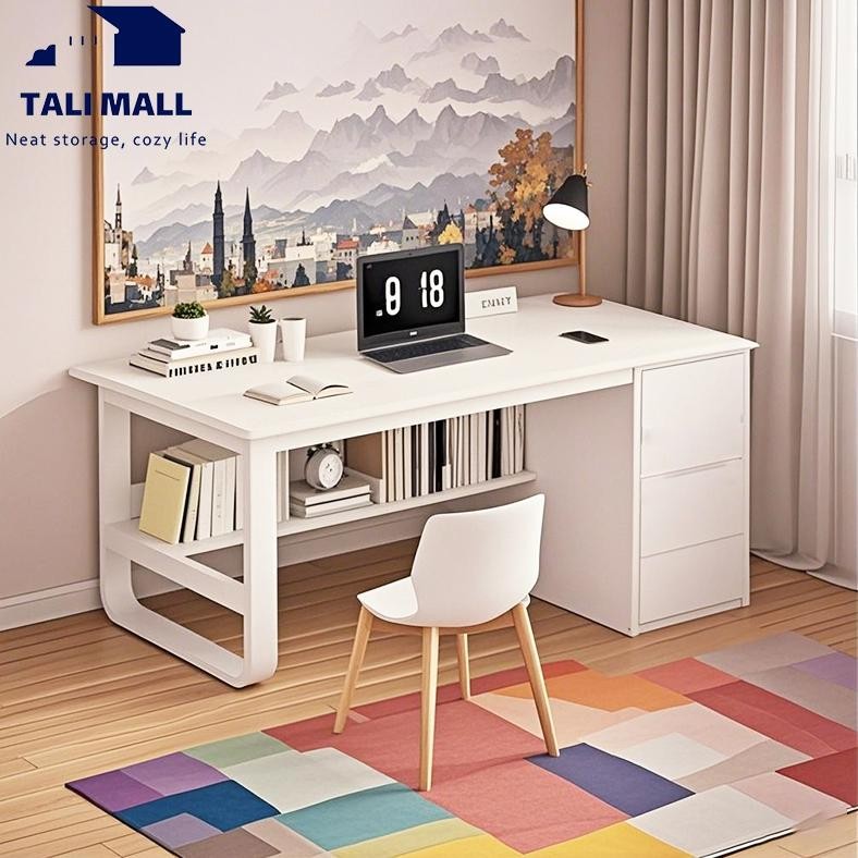 

Meja Kantor Dengan Laci Meja Kompute rMeja Belajar Meja Kantor Meja Kerja Minimalis 120cm