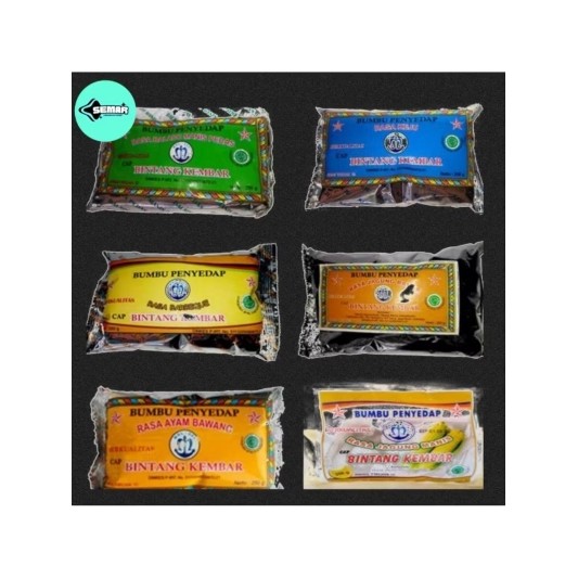 

Bumbu tabur penyedap BINTANG KEMBAR 250gr