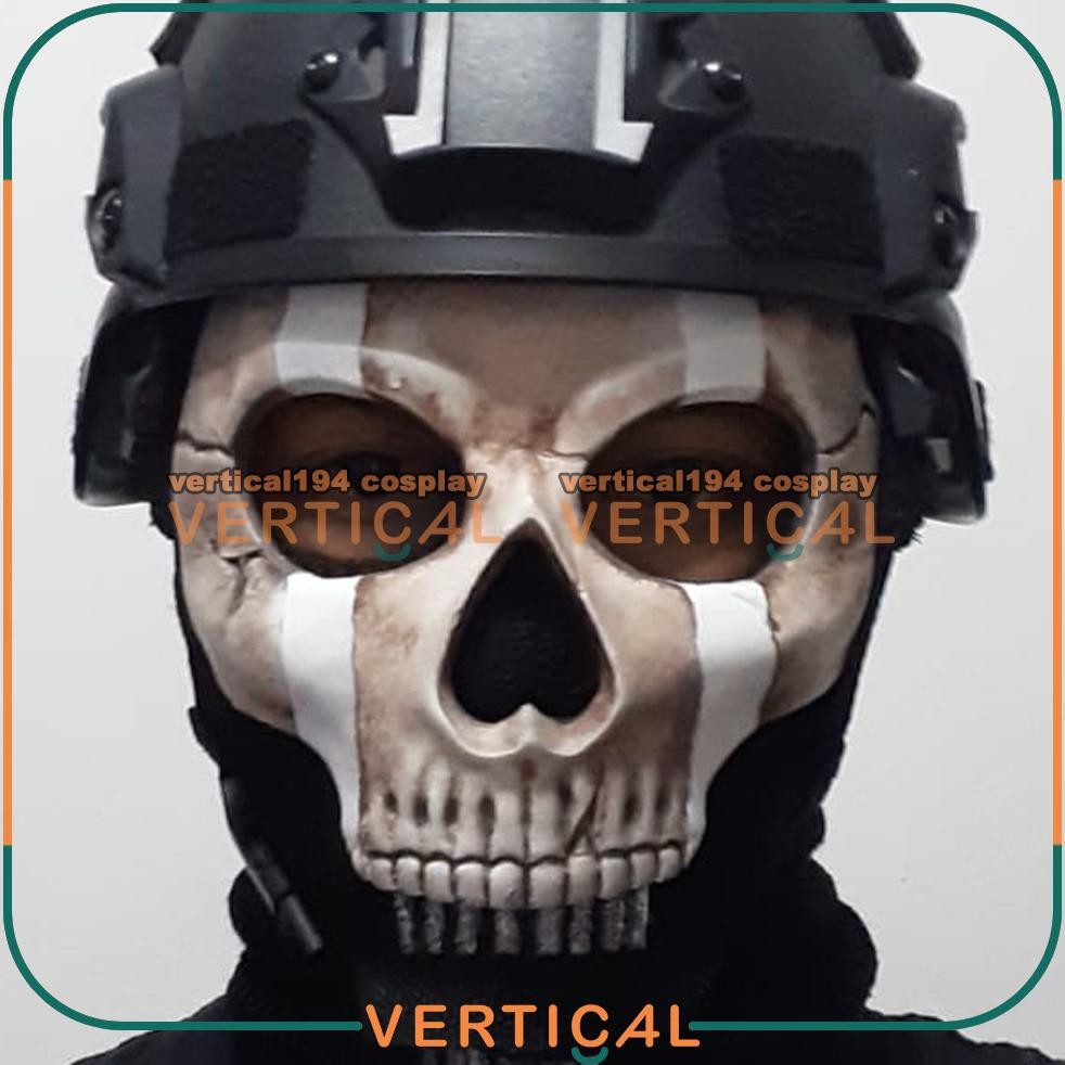 GHOST SIMON RILEY TOPENG CALLOFDUTY CALL OF DUTY MASK BALANCLAVA COSPLAY MASKER MENPO DEVTAC TENTARA
