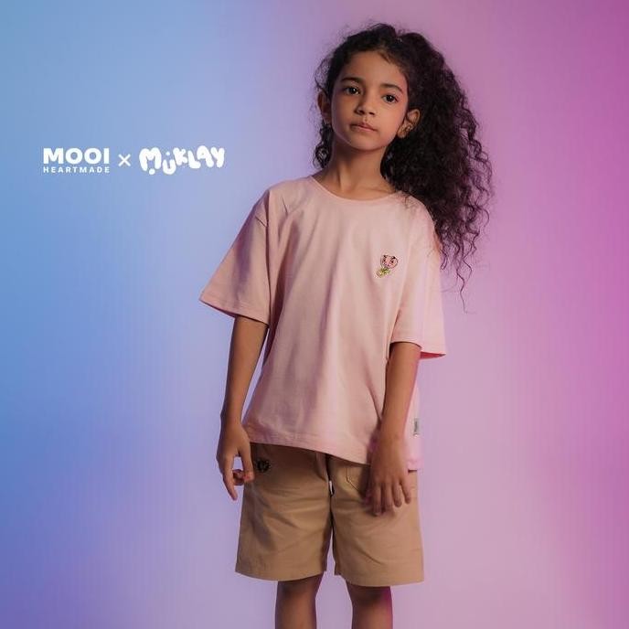Mooi X Muklay Kaos Anak Unisex T-Shirt Basic Kids