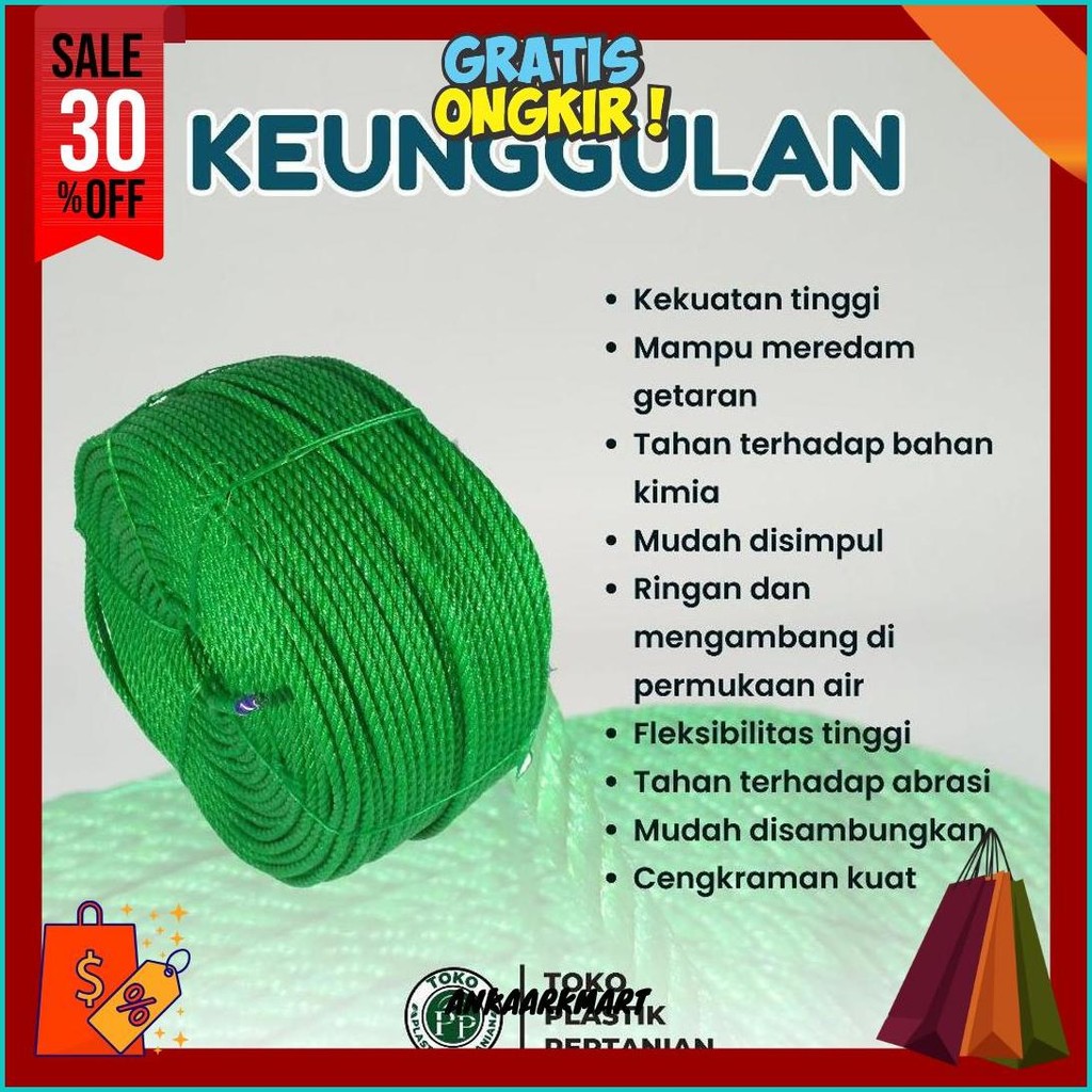 

Tali Tampar Ukuran 2Mm Panjang 220 Meter Siap Kirim