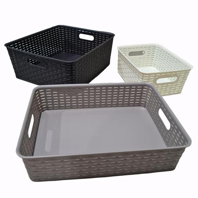 KERANJANG NAMPAN SERBAGUNA DOROTA GREEN LEAF 3302 3303 3304 CONTAINER