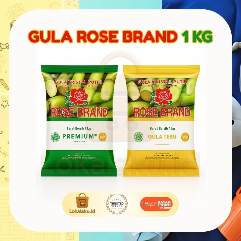 

Gula Pasir Rose Brand 1 Kg [] Gula Rosebrand Halal Murah Premium Bersih Cocok Minuman dan Masakan