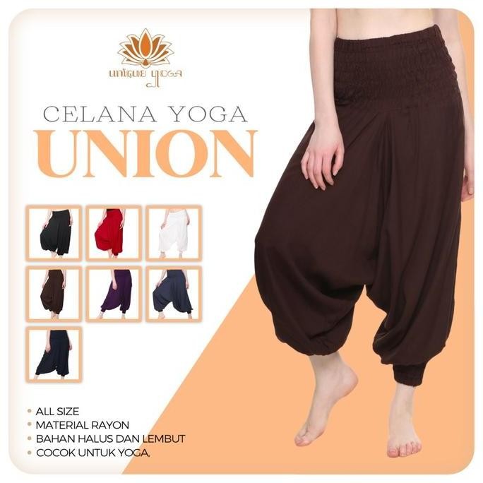 Celana Yoga Harem Union / Union Pant Wanita Celana Panjang
