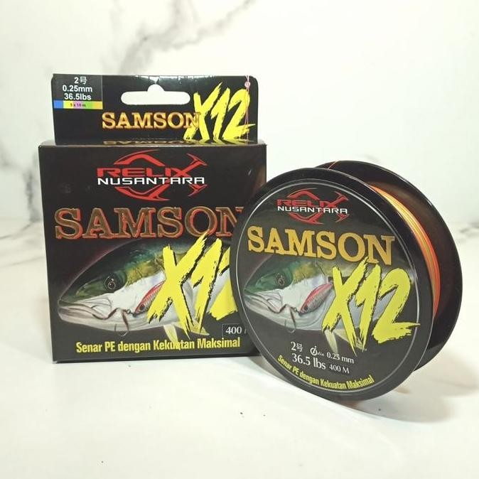 Senar PE SAMSON x12 300 400 600 Meter Relix Nusantara