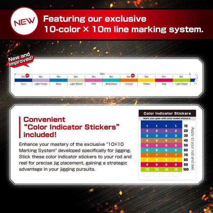 Varivas PE Line Avani Jigging 10x10 Max Power PE X9 600m