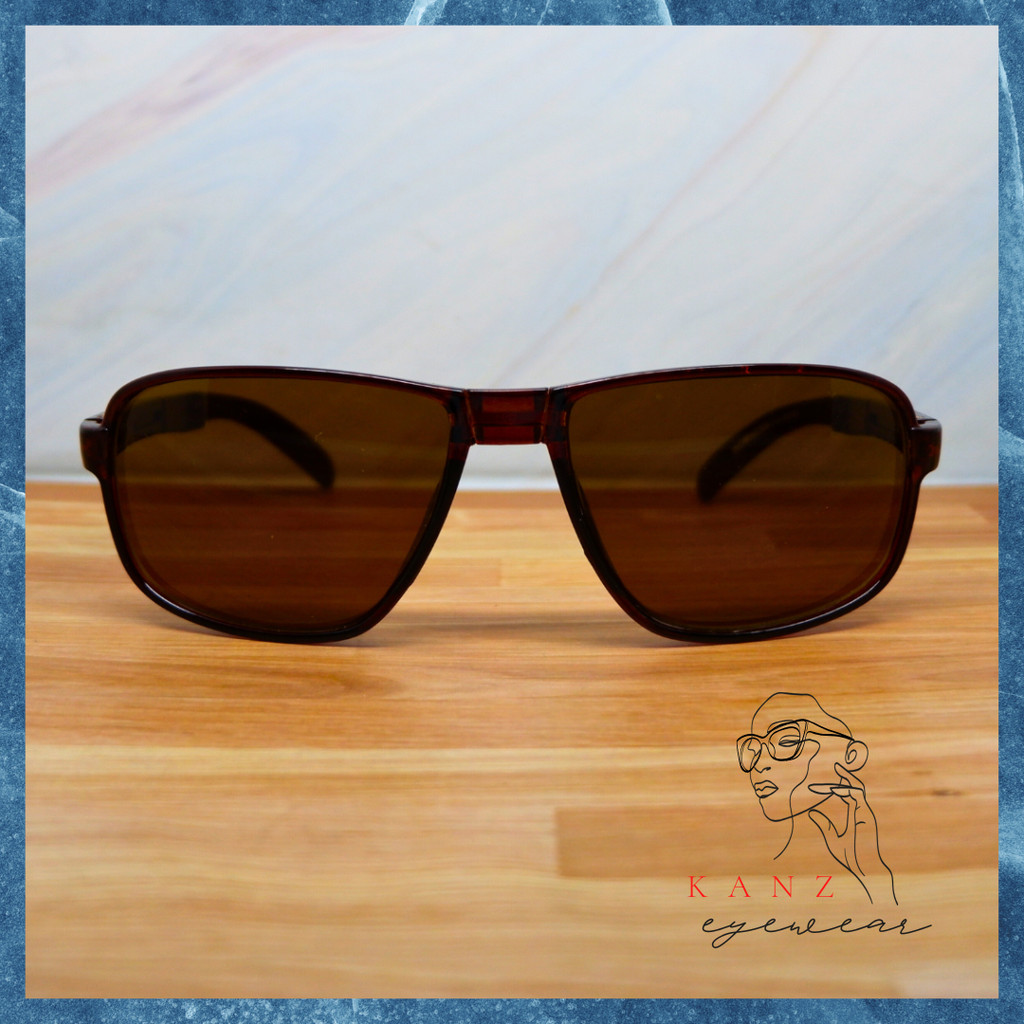 Kacamata Lipat Dewasa Pria Wanita Original arna Coklat Untuk Cewek Cowok Gaya