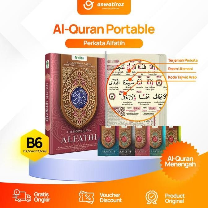 

Al Quran Kecil Saku Terjemahan Perkata Perayat ALFATIH Portable B6 ks