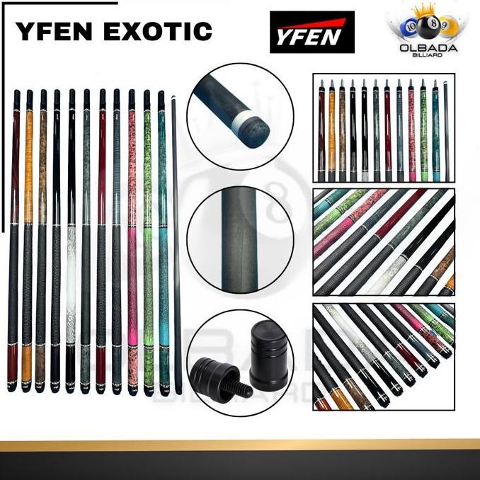 YFEN M Series Stick Billiard Carbon Jianying ORIGINAL 100% / New Cue Play / Stik Billiard Karbon / O