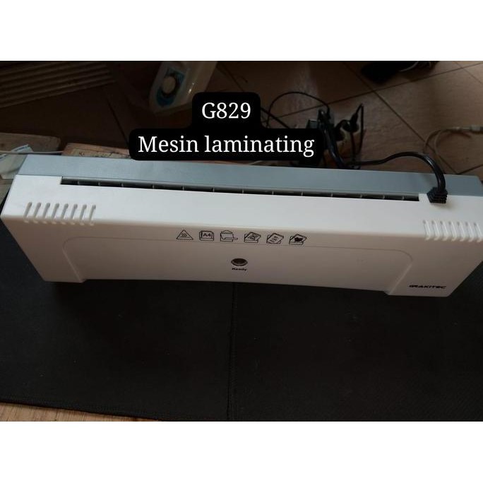 G829 Original Mesin Laminating Press Kertas Fotocopy Copy Copi Ukuran A4 F4 Alat Laminator Pres Plas