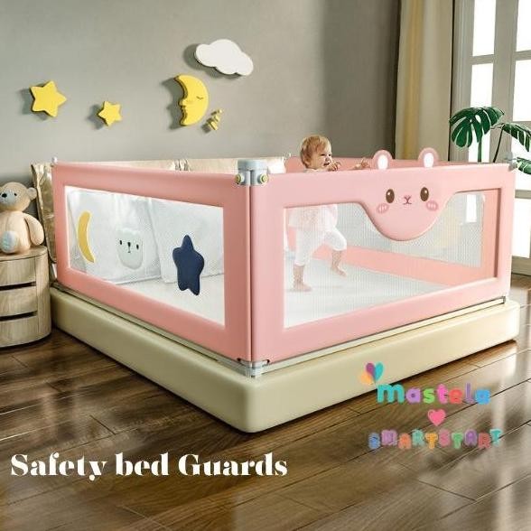 Mastela Baby Bed Rail Safety Guard Bed Guard Rail Fence Pagar Pembatas Pengaman Pagar Kasur Bayi