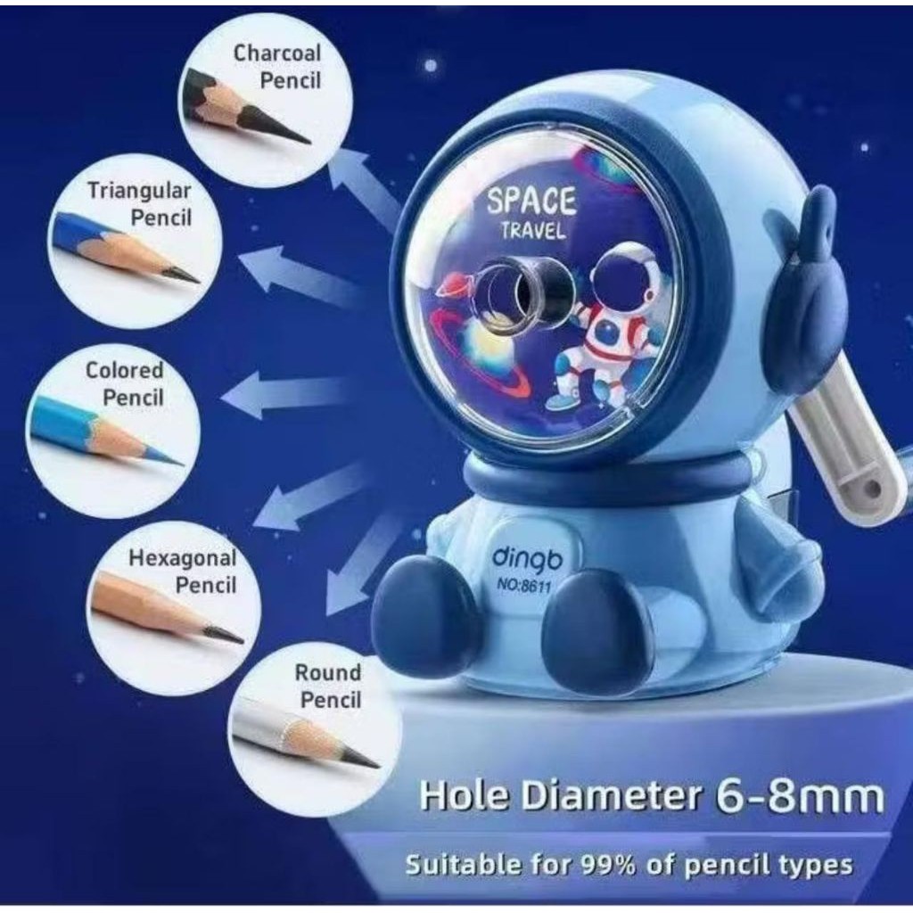 

Serutan/rautan Meja Astronot Dingb 8611