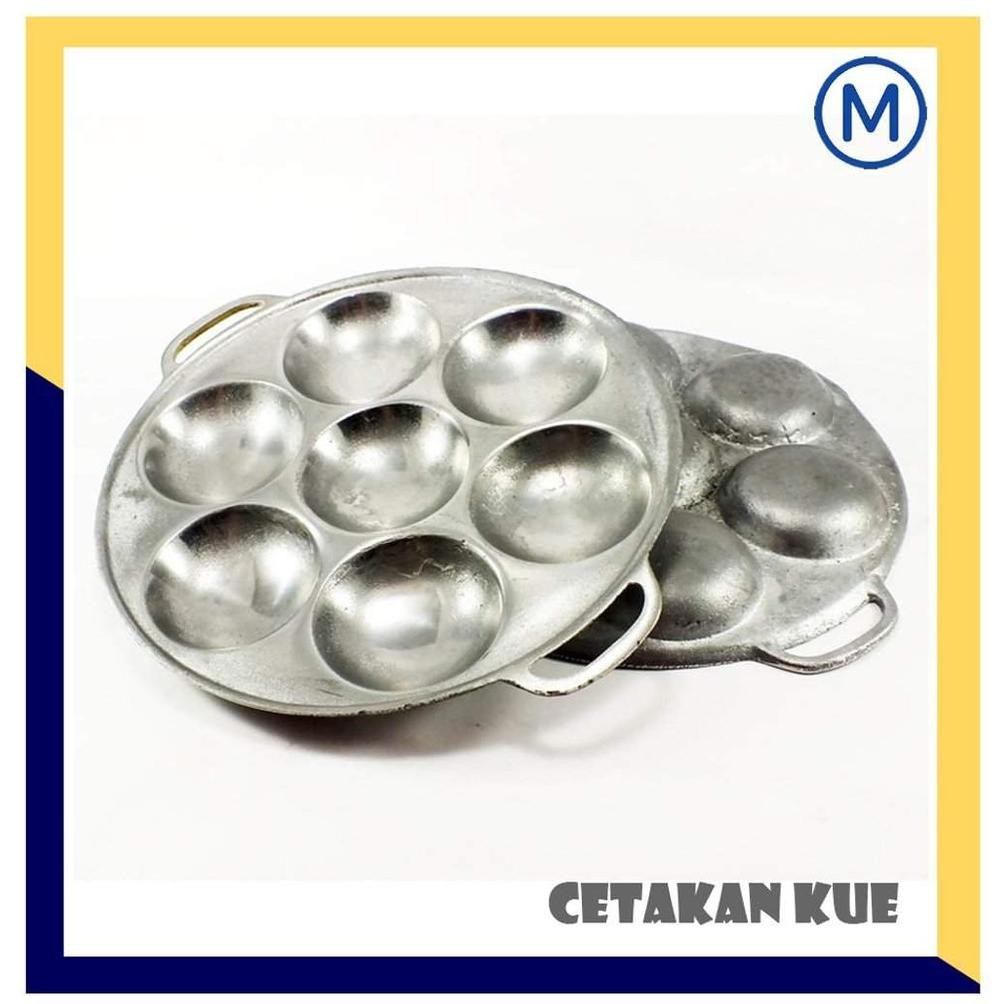 CETAKAN CARABIKANG CARABIKA LOYANG KUE BIKANG APEM SELONG KUE LUMPUR MINI KUE CUBIT 7 LUBANG