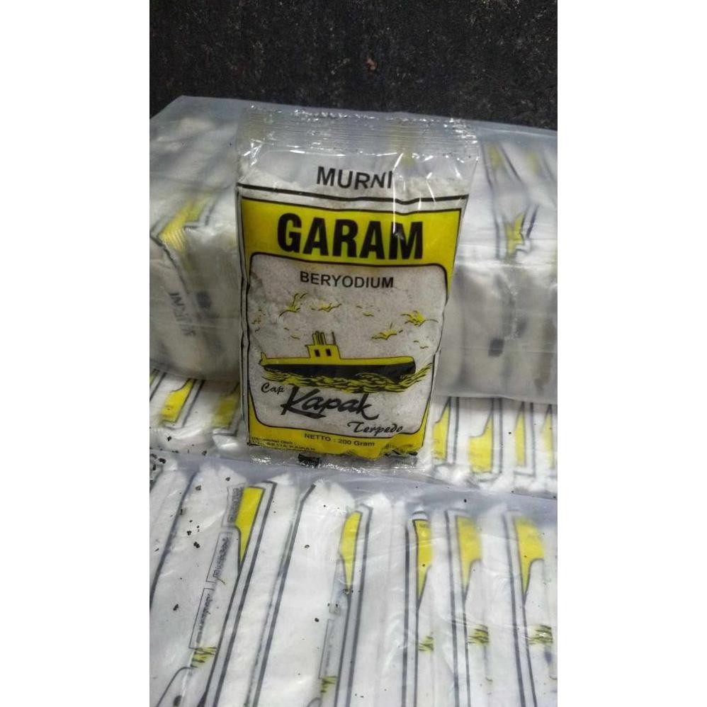 

(Terbaru) Garam Dapur Murni Beryodium 200 gr Cap kapak/keruk (Terlaris)