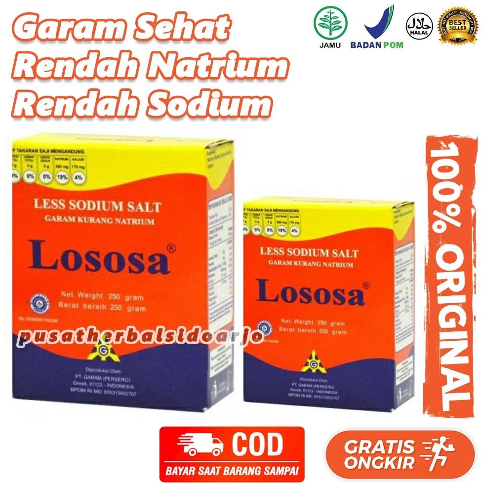 

(Terbaru) Lososa Garam Sehat Rendah Natrium Sodium Garam Diet 250 Gram Less Sodium Salt (Terlaris)