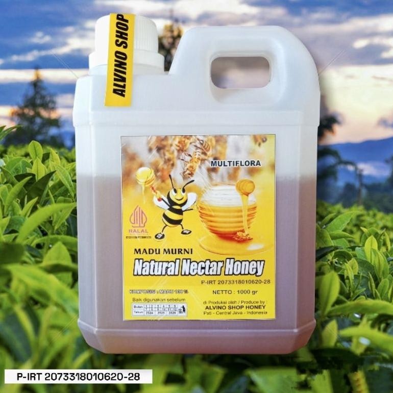 

(Terbaru) Madu Asli Multiflora Super 1kg Natural Raw Honey (Terlaris)