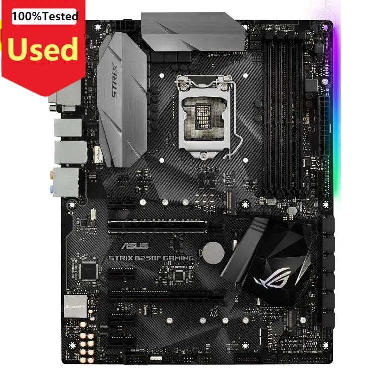 Asus Rog Strix B250F Gaming Desktop Motherboard Socket Lga 1151 Ddr4 B250 Sata3 Usb3.0  Motherboard 