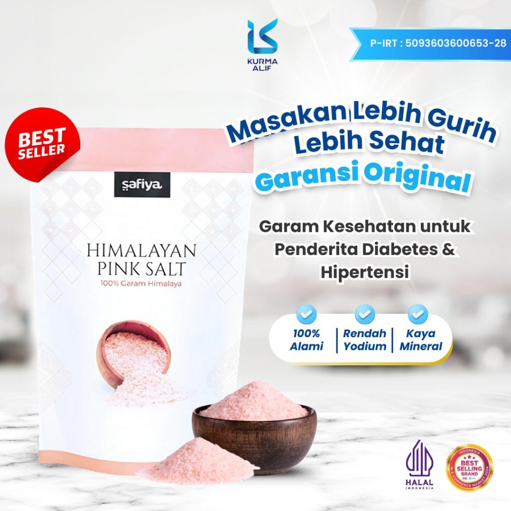 

(Terbaru) Garam Himalaya 1 Kg Pink Himsalt Himalaya Salt Original Premium (Terlaris)