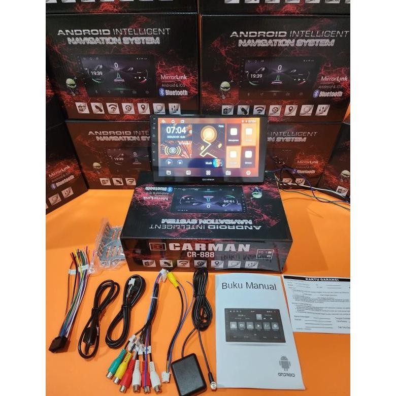 Terlaris Head Unit Tv Mobil Android 9 Inch Carman Ram 2 Gb + Rom 32 Gb Layar Ips Theme Support Kamer