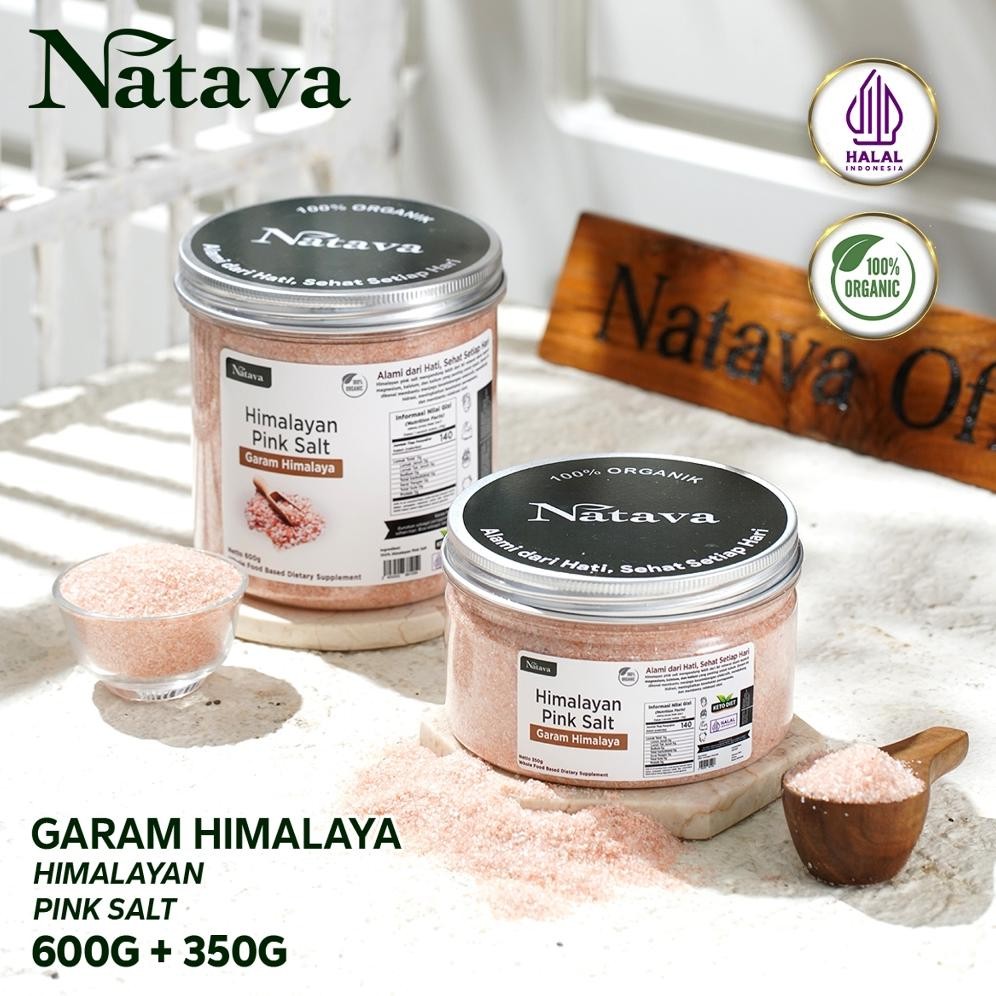 

(Terbaru) Natava Himalayan Pink Salt - Garam Himalaya Original Alami (Terlaris)