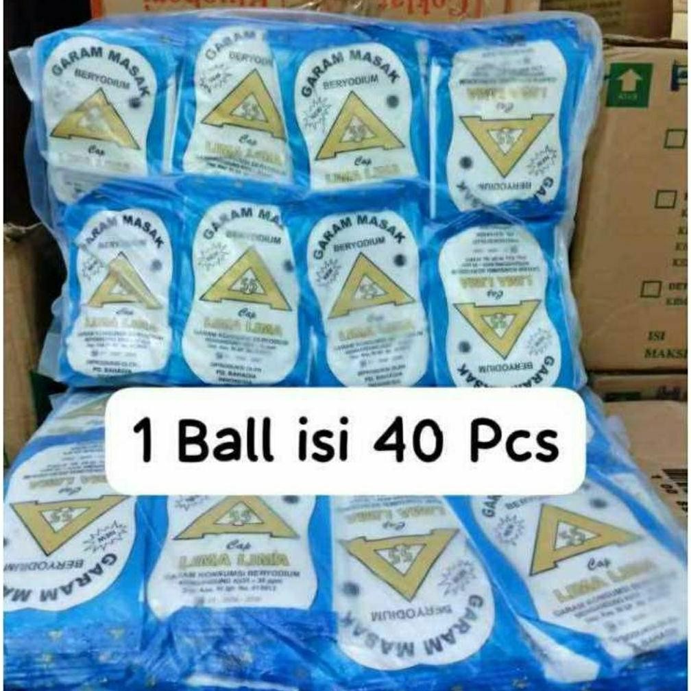 

(Terbaru) 40 Pcs Garam Masak Halus Beryoudium Termurah / Garam Masak Dapur Beryoudium Kemasan 100gr (Terlaris)