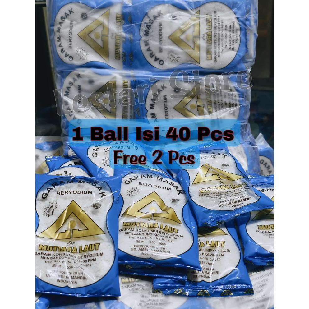 

(Terbaru) Garam Masak 1 Ball Isi 40 Pcs Garam Dapur Beryodium Kualitas Terbaik (Terlaris)